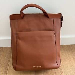 Cole Haan Grand Ambition Small Convertible Backpack - Tan